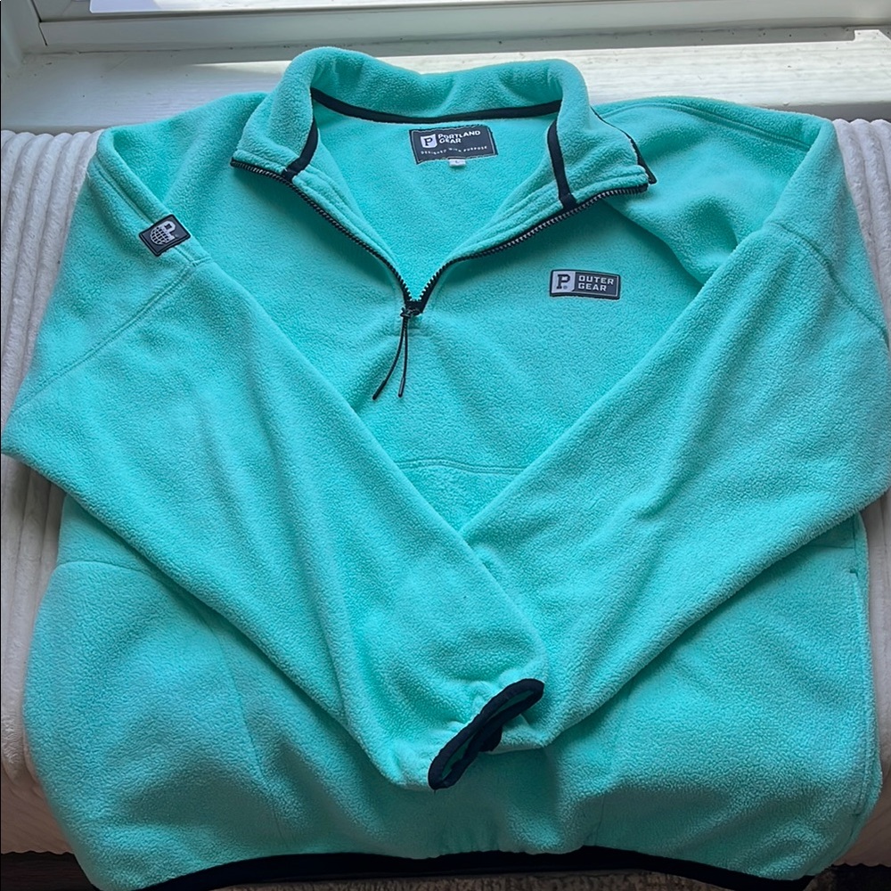 Portland Gear blue fleece pullover